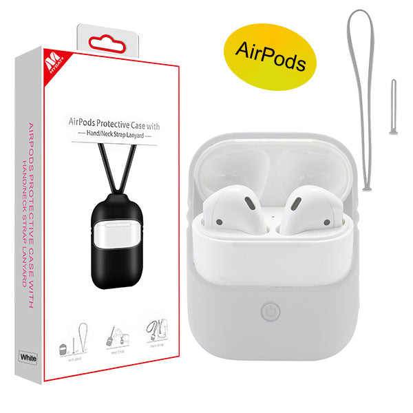 MyBat Protective Case for Apple AirPods with Wireless Charging Case - White