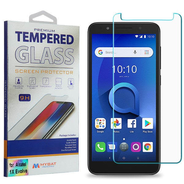 MyBat Tempered Glass Screen Protector (2.5D) for Alcatel 1X Evolve/5059R (Ideal Xtra) / Avalon V - Clear