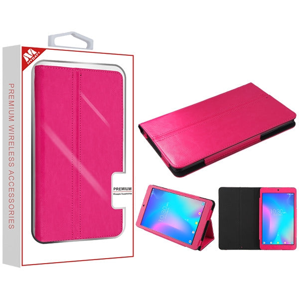 MyBat MyJacket Wallet for Alcatel JOY TAB / 3T 8.0 - Hot Pink