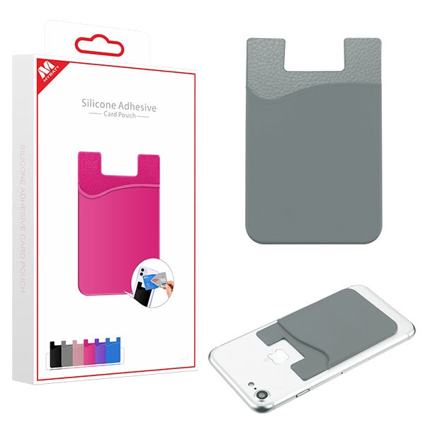 MyBat Silicone Adhesive Card Pouch - Gray