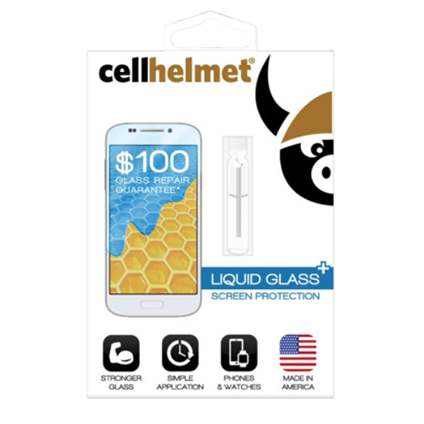Cellhelmet Liquid Glass+ Screen Protector w/ $100 Glass Repair Guarantee