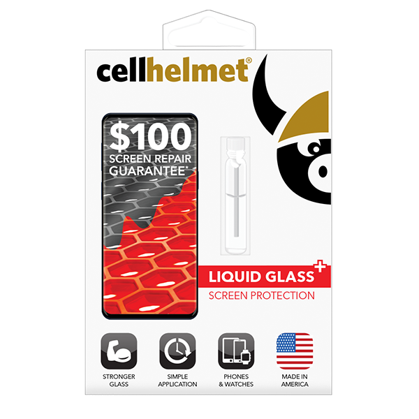 Cellhelmet Liquid Glass Plus Screen Protection for Repair Retail - Clear
