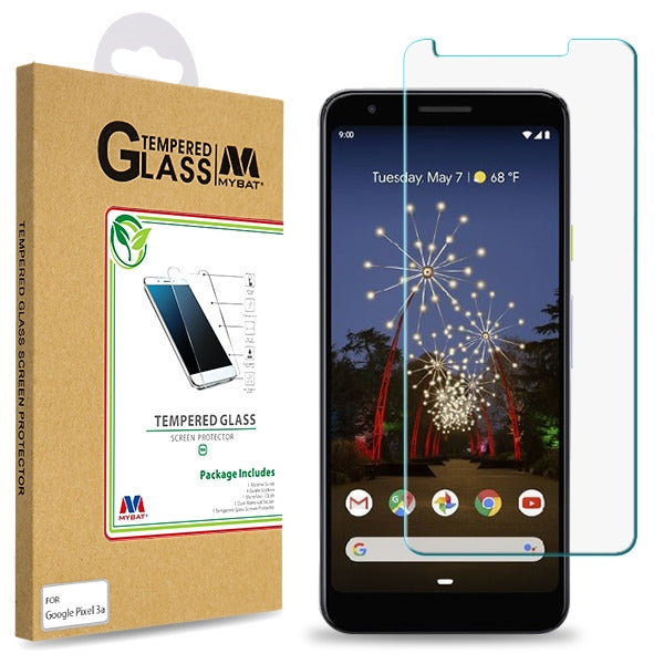 MyBat Tempered Glass Screen Protector (2.5D) for Google Pixel 3a - Clear