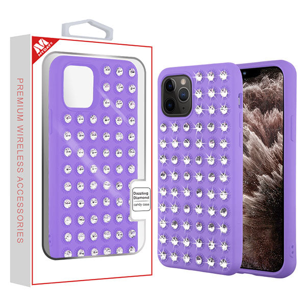 MyBat Dazzling Diamond Candy Case for Apple iPhone 11 Pro Max - Purple