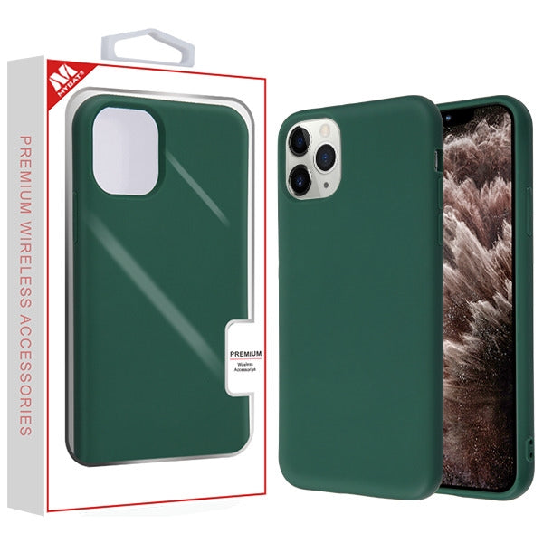 MyBat Liquid Silicone Protector Cover for Apple iPhone 11 Pro Max - Midnight Green