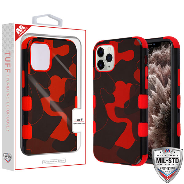 MyBat TUFF Series Case for Apple iPhone 11 Pro Max - Red Camouflage / Red