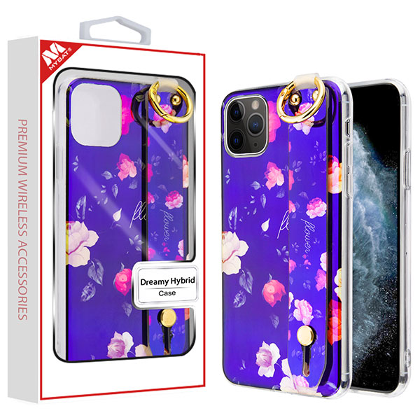 MyBat Dreamy Hybrid Case (With Wristband Stand) for Apple iPhone 11 Pro - Inflorescence
