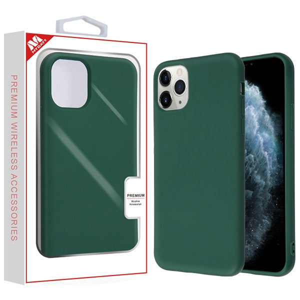 MyBat Liquid Silicone Protector Cover for Apple iPhone 11 Pro - Midnight Green