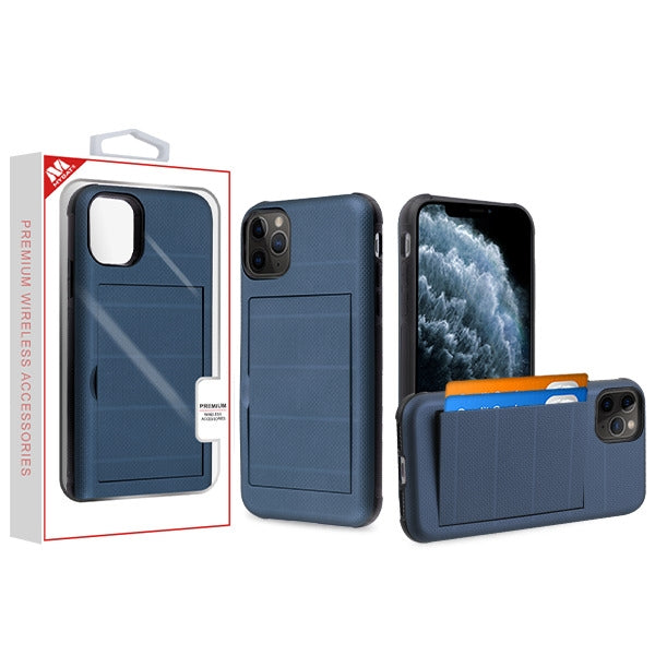 MyBat Poket Hybrid Protector Cover for Apple iPhone 11 Pro - Ink Blue / Black
