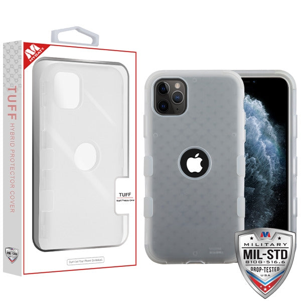MyBat TUFF Series Case for Apple iPhone 11 Pro - Semi Transparent White Frosted / Transparent White