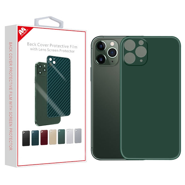 MyBat Back Cover Protective Film with Lens Screen Protector for Apple iPhone 11 Pro - Green