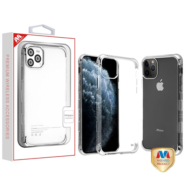 MyBat TUFF Klarity Lux Candy Skin Cover for Apple iPhone 11 Pro - Silver Plating
