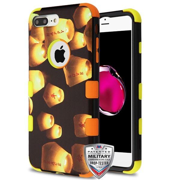 MyBat TUFF Series Case for Apple iPhone 8 Plus/7 Plus - Lanterns / Yellow and Orange