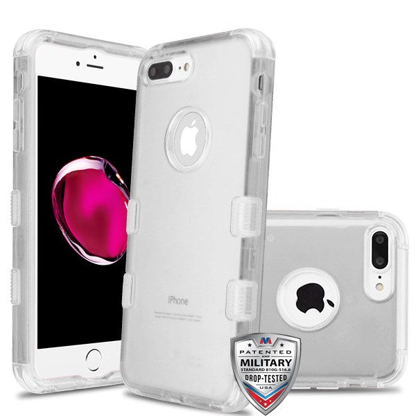 MyBat TUFF Lucid Series Case for Apple iPhone 8 Plus/7 Plus - Transparent Clear / Transparent Clear