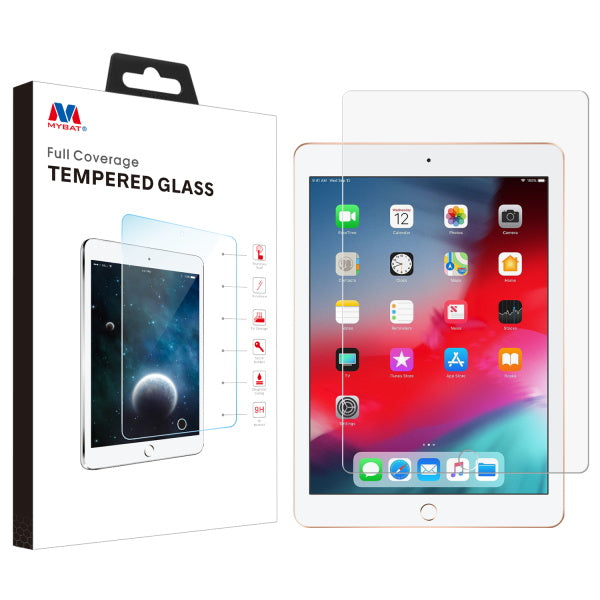 MyBat Tempered Glass Screen Protector for Apple iPad Air (A1474,A1475,A1476)/iPad Pro 9.7 (A1673,A1674,A1675) / iPad 9.7 (2018) (A1954,A1893) - Clear
