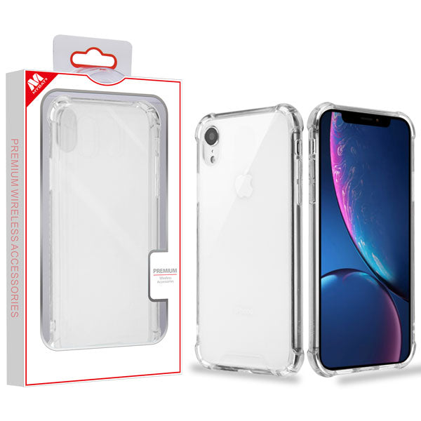 MyBat Sturdy Gummy Cover for Apple iPhone XR - Highly Transparent Clear / Transparent Clear