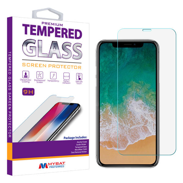 MyBat Tempered Glass Screen Protector (2.5D) for Apple iPhone XS/X / 11 Pro - Clear