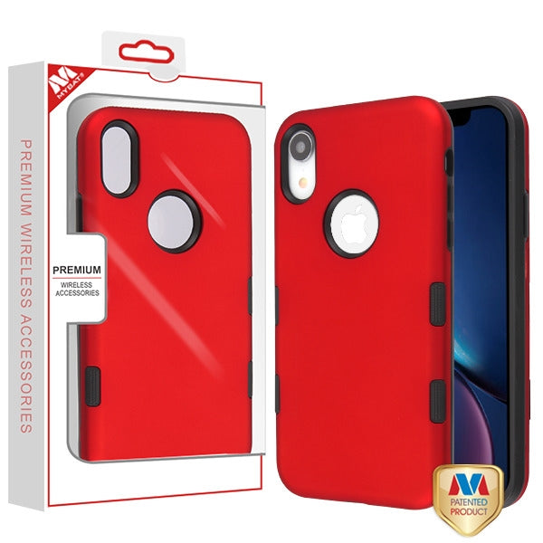 MyBat TUFF Subs Series Case for Apple iPhone XR - Red