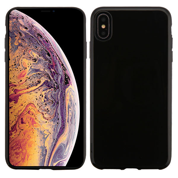 MyBat Candy Skin Cover for Apple iPhone XS Max - Glossy Jet Black