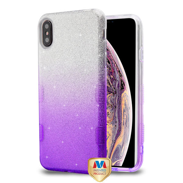 MyBat Full Glitter TUFF Series Case for Apple iPhone XS Max - Purple Gradient