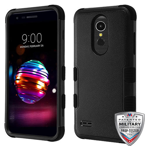 MyBat TUFF Series Case for LG K10 (2018)/K30 / Harmony 2 - Natural Black / Black