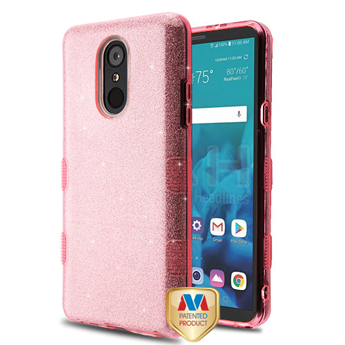 MyBat Full Glitter TUFF Series Case for LG Stylo 4 / Stylo 4 Plus - Pink