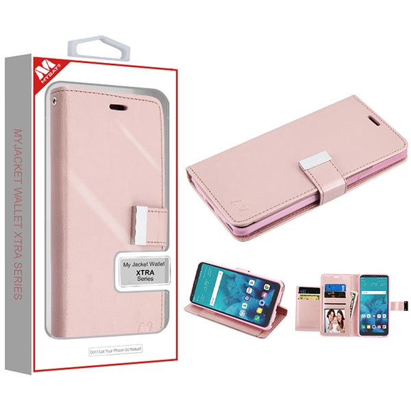 MyBat MyJacket Wallet Xtra Series for LG Stylo 4 Plus / Stylo 4 - Rose Gold