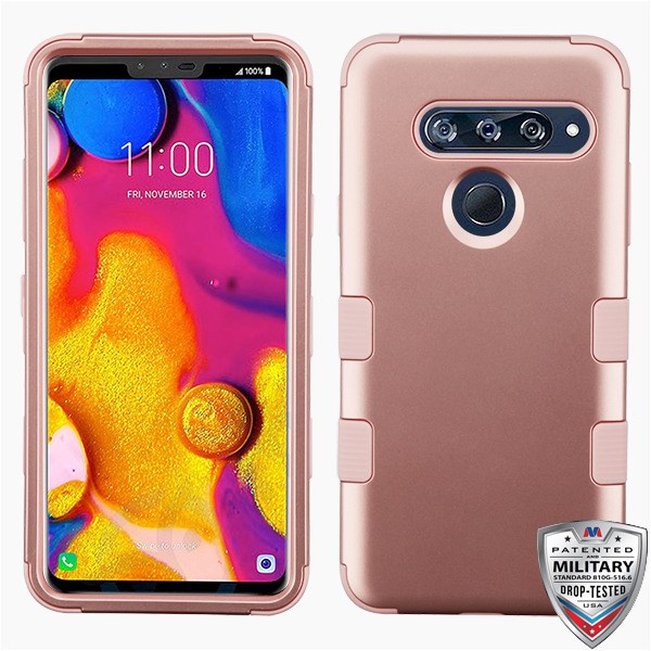 MyBat TUFF Series Case for LG V40 ThinQ - Rose Gold