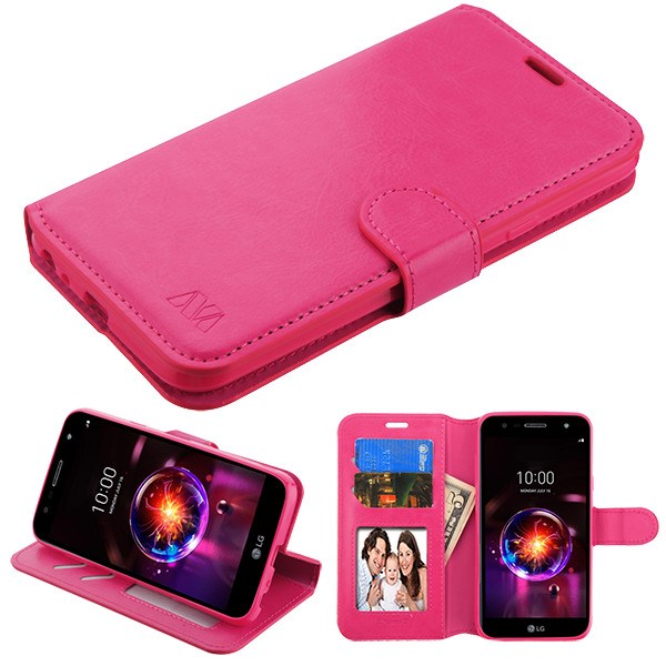 MyBat MyJacket Wallet Element Series for LG X Power 3 - Hot Pink