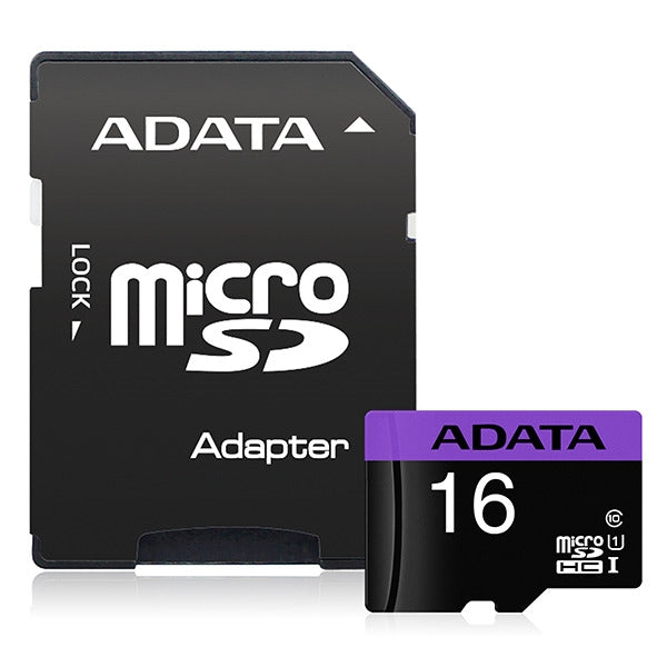 ADATA Micro SD Card (Class 10) 16G - Black