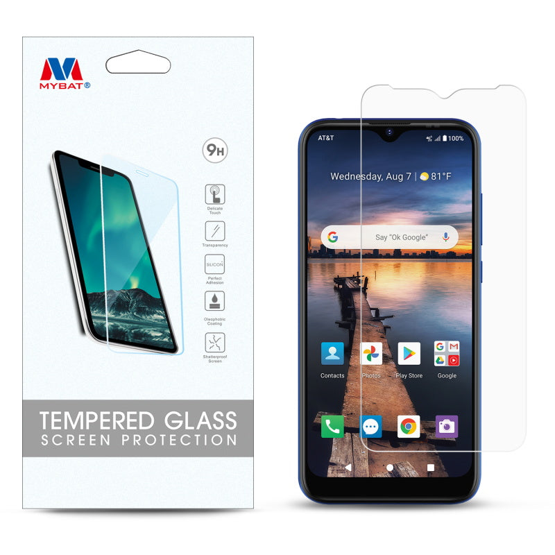 MyBat Tempered Glass Screen Protector (2.5D) for Cricket Influence At&amp;t Maestro Plus - Clear