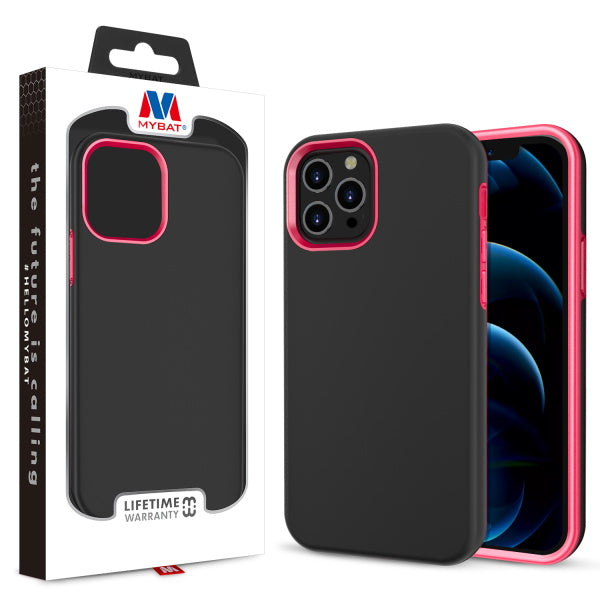 MyBat Fuse Series Case for Apple iPhone 12 (6.1) / 12 Pro (6.1) - Black / Red