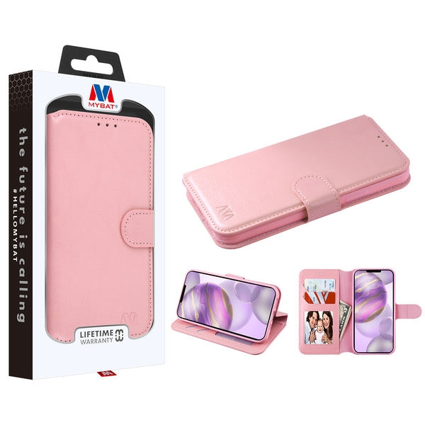 MyBat MyJacket Wallet Element Series for Apple iPhone 12 Pro Max (6.7) - Pink