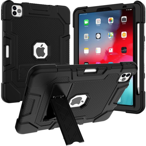 MyBat Symbiosis Stand Protector Case for Apple iPad Air 10.9 (2020)/iPad Pro 11 (2020) / iPad Pro 11 (2021) - Black / Black