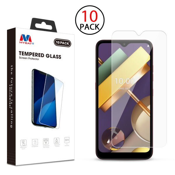 MyBat Tempered Glass Screen Protector (2.5D)(10-pack) for LG K22 - Clear
