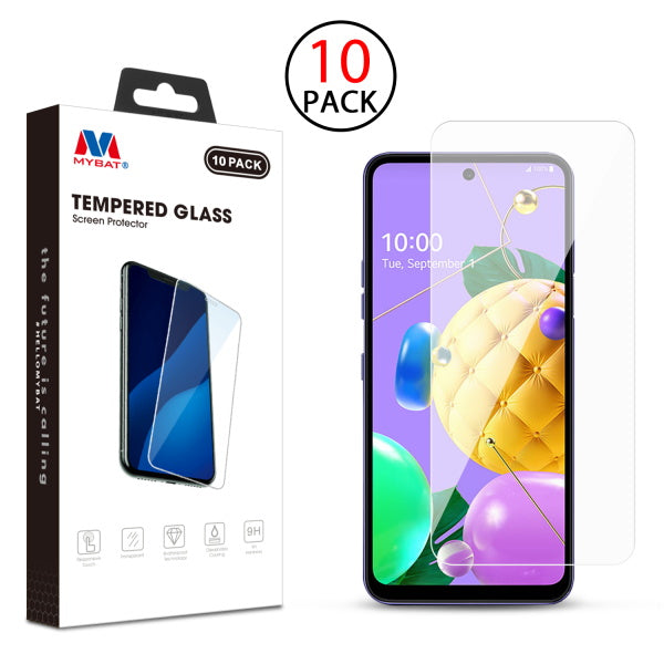 MyBat Tempered Glass Screen Protector (2.5D)(10-pack) for LG K53 / K52 - Clear