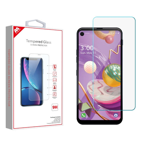 MyBat Tempered Glass Screen Protector (2.5D) for LG Q70 - Clear