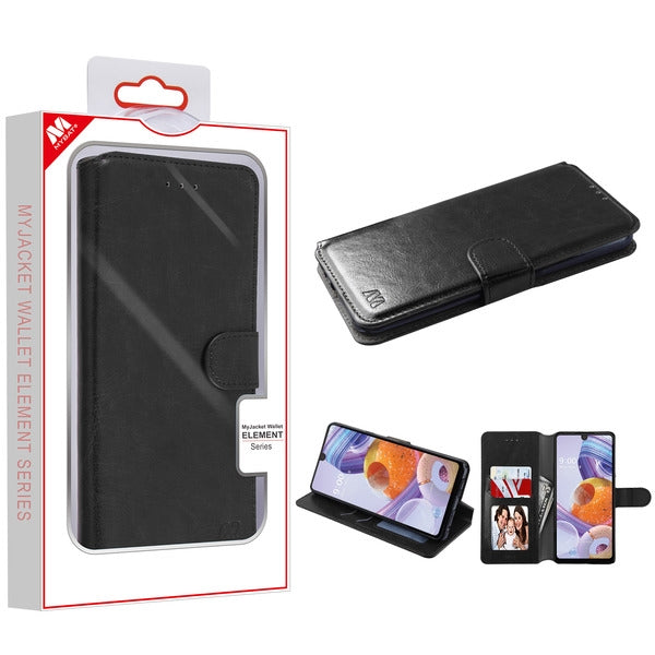 MyBat MyJacket Wallet Element Series for LG Stylo 6 - Black
