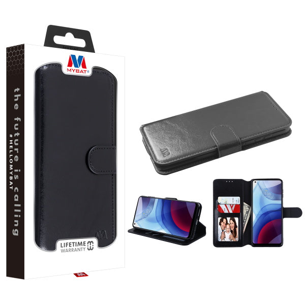 MyBat MyJacket Wallet Element Series for Motorola Moto G Power (2021) - Black