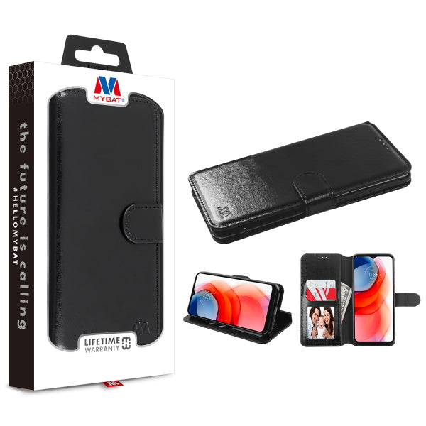 MyBat MyJacket Wallet Element Series for Motorola Moto G Play (2021) - Black