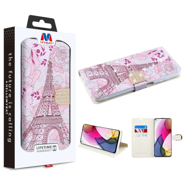 MyBat MyJacket Wallet Diamond Series for Motorola Moto G Stylus (2021) - Eiffel Tower
