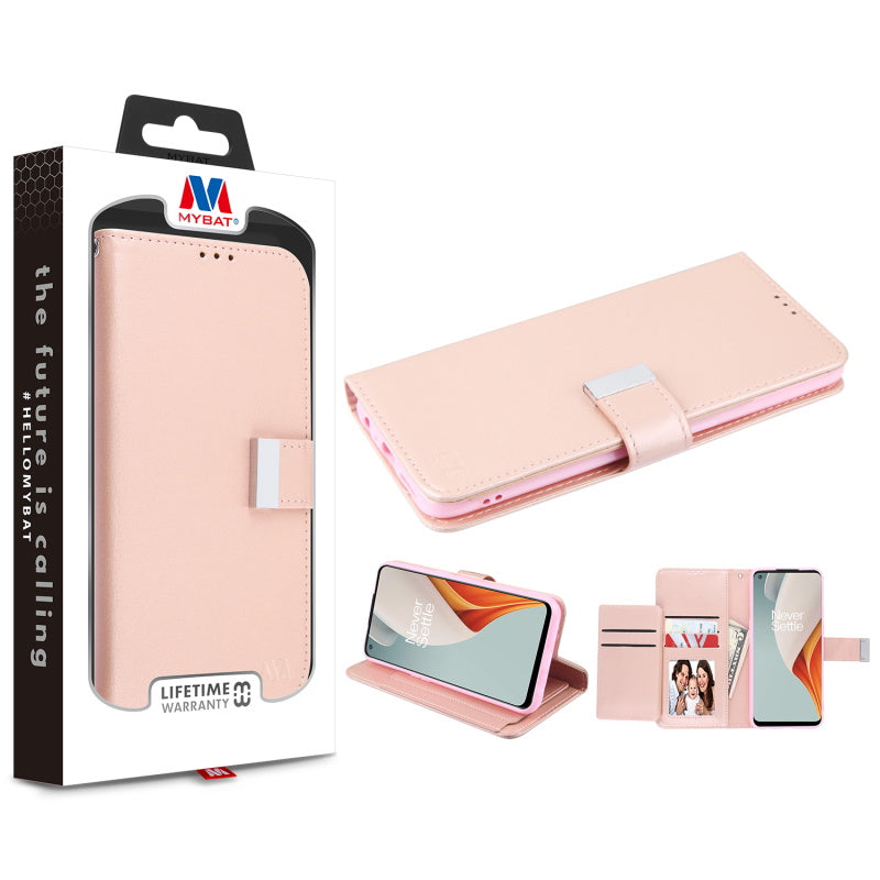 MyBat MyJacket Wallet Xtra Series for Oneplus Nord N100 - Rose Gold