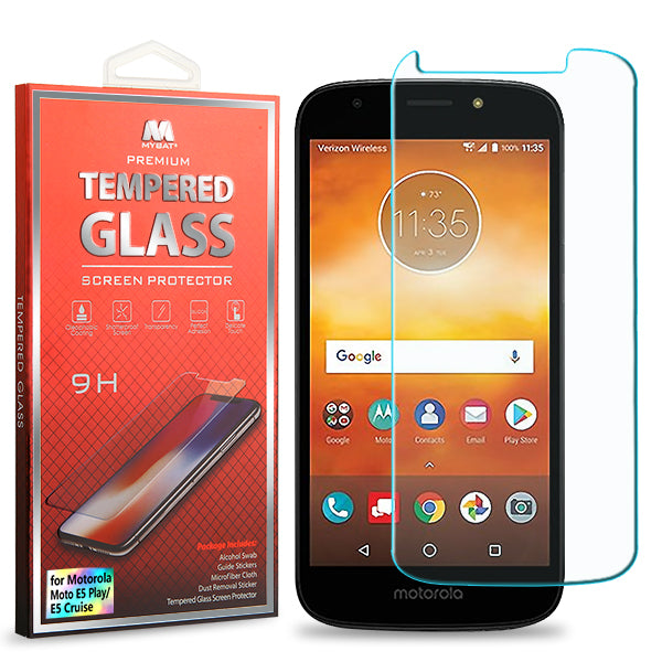 MyBat Tempered Glass Screen Protector (2.5D) for Motorola Moto E5 Play / Moto E5 Cruise - Clear