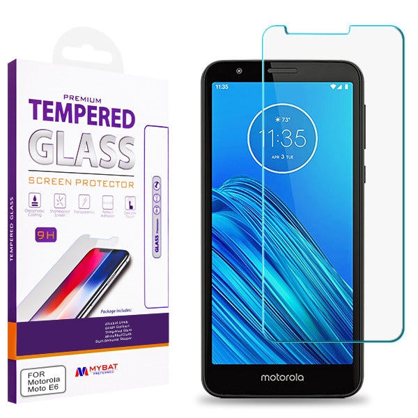 MyBat Tempered Glass Screen Protector (2.5D) for Motorola Moto E6 - Clear