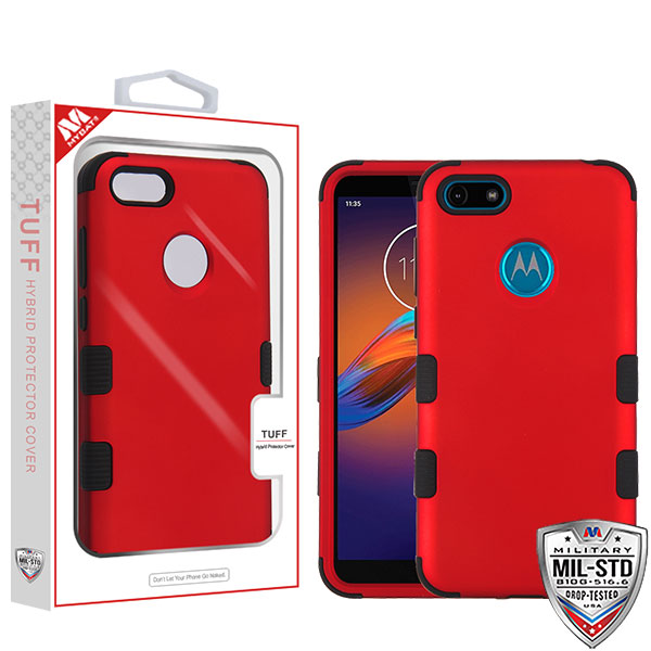 MyBat TUFF Series Case for Motorola Moto E6 Play - Red