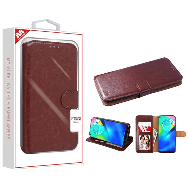 MyBat MyJacket Wallet Element Series for Motorola Moto G Power - Brown