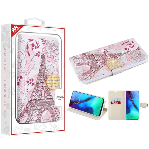 MyBat MyJacket Wallet Diamond Series for Motorola Moto G Stylus - Eiffel Tower