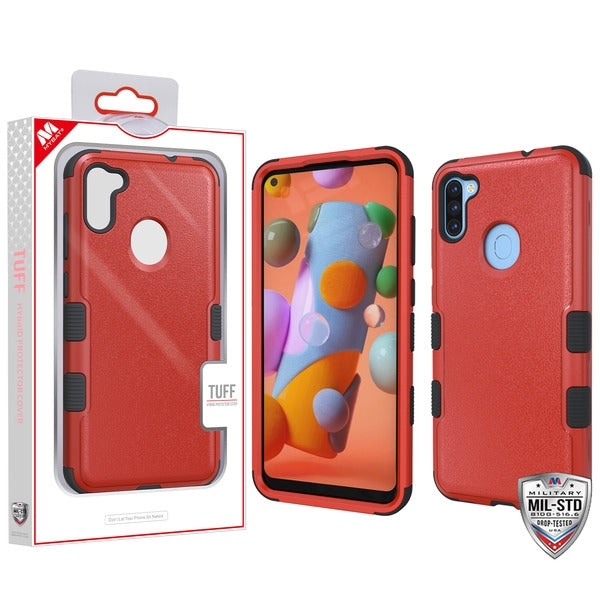 MyBat TUFF Series Case for Samsung Galaxy A11 - Natural Red / Black