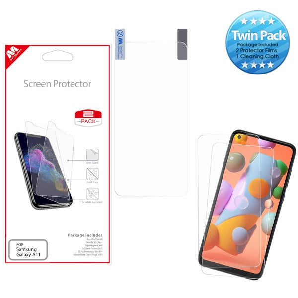MyBat Screen Protector Twin Pack for Samsung Galaxy A11 - Clear