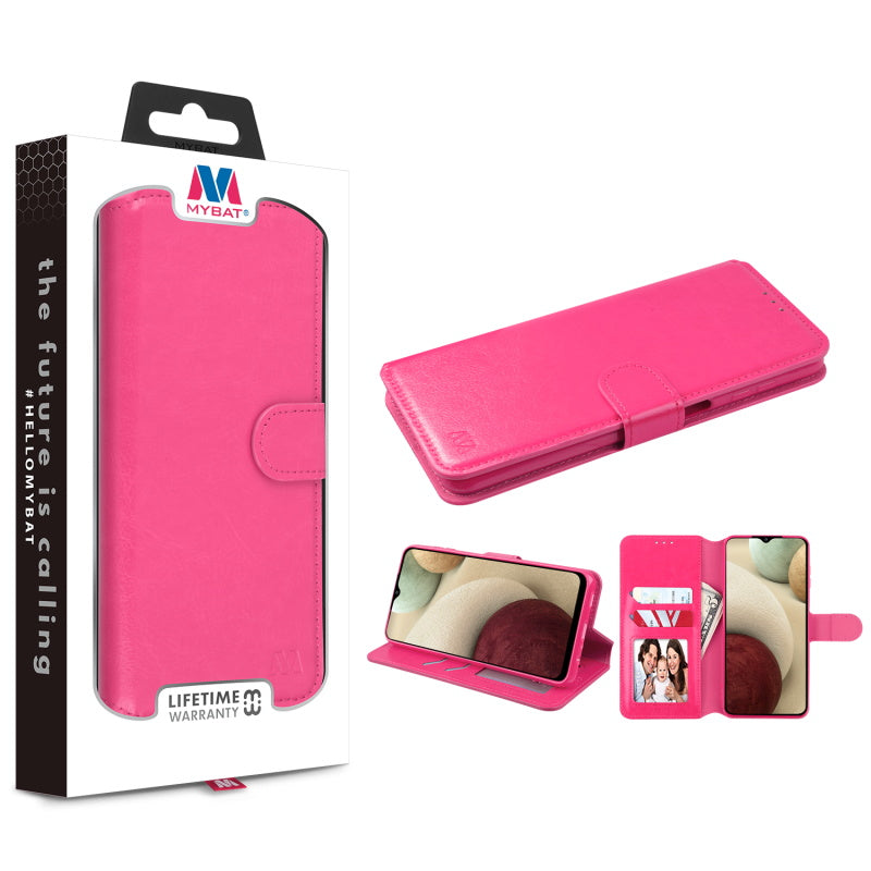MyBat MyJacket Wallet Element Series for Samsung Galaxy A12 5G - Hot Pink